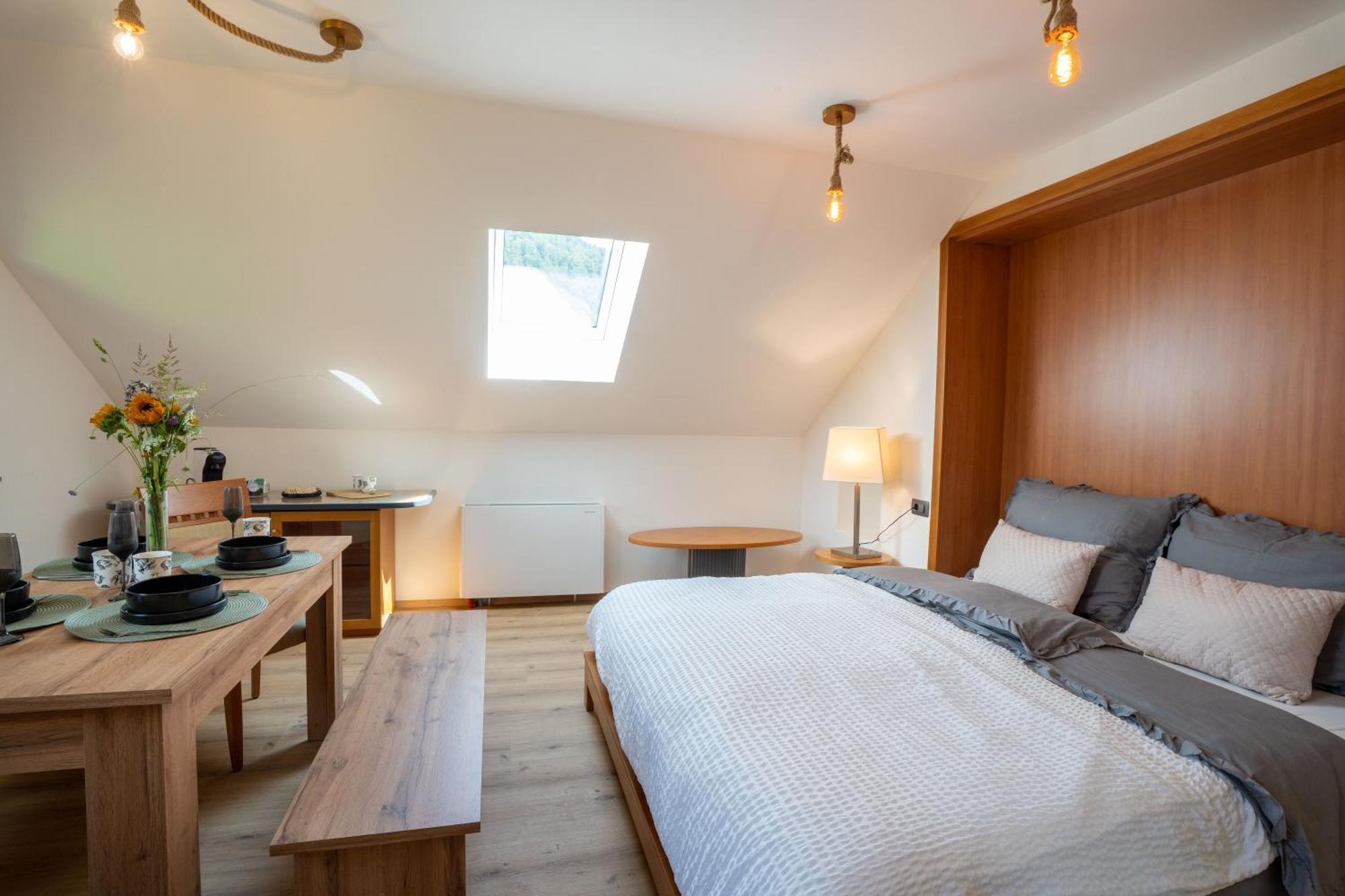 Aparthotel Hom At Vintgar Zgornje Gorje Dış mekan fotoğraf