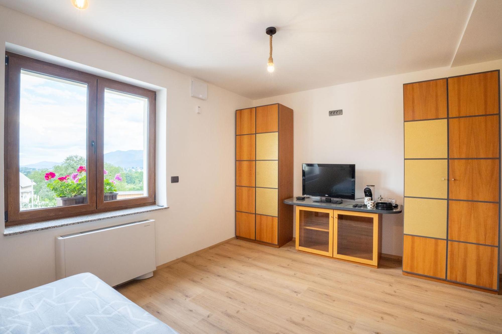 Aparthotel Hom At Vintgar Zgornje Gorje Oda fotoğraf